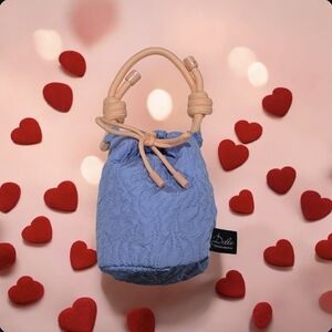 DOLCE & GABBANA Mini Bucket Bag GWP Fragrance Collection Purple Pink Rope